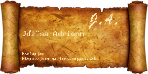 Jósa Adrienn névjegykártya