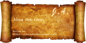 Jósa Adrienn névjegykártya