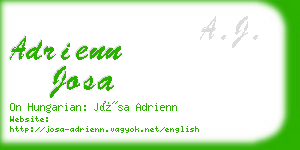 adrienn josa business card